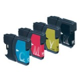 Brother LC-1100 multipack (zwart + 3 kleuren) Brother LC-1100 multipack (zwart + 3 kleuren)