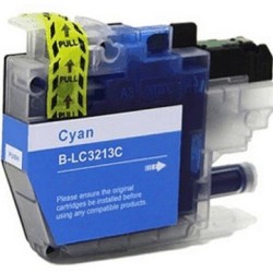 Brother LC-3213C (cyaan) compatibele cartridge