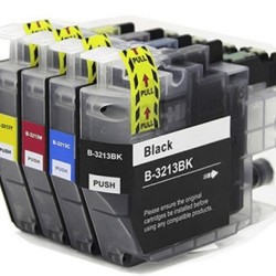 Brother LC-3213-serie (4 compatibele cartridges) Brother LC-3213-serie (4 compatibele cartridges)
