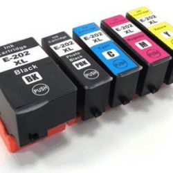 Epson 202XL-serie compatible (5 cartridges)